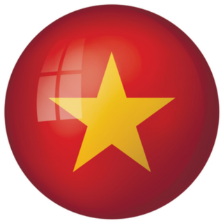 Flag Of Vietnam Ball Sticker