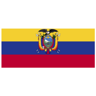 Flag Sign Ecuador Sticker
