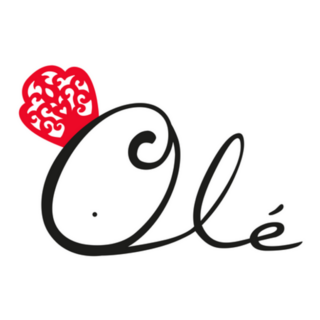 Flamenco Logo Olé.  Typical Spain Sticker