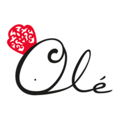 Flamenco Logo Olé.  Typical Spain Sticker