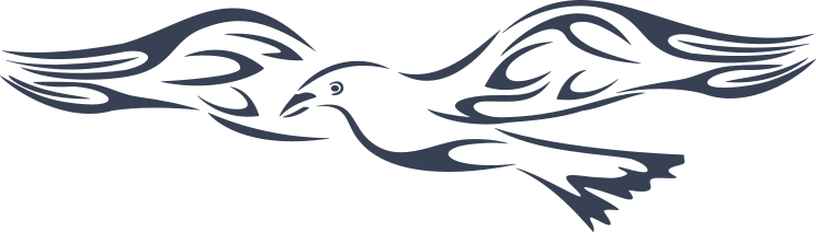 Flaming Dove Sticker