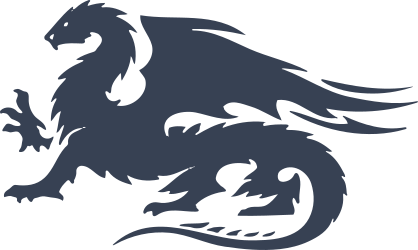 Flaming Dragon Sticker