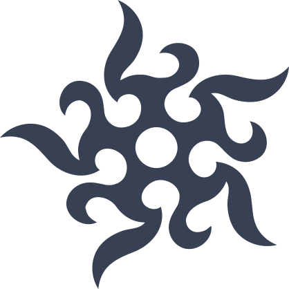 Flaming Star Sticker