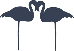Flamingos Sticker