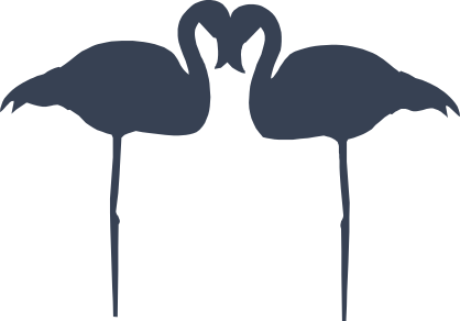 Flamingos Sticker