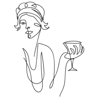 Flapper Girl From 20s Sticker