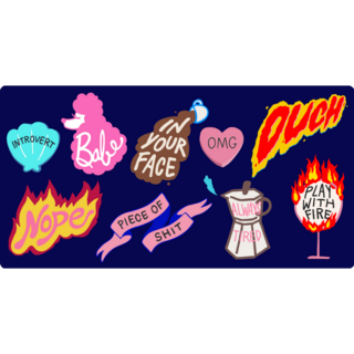 Flash Art Sticker Sheet 