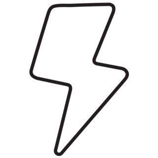 Flash Lightning Bolt Sticker