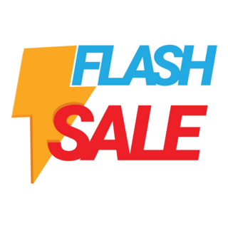 Flash Sale Lightning Sticker