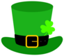Flat Design Leprechaun Hat Sticker