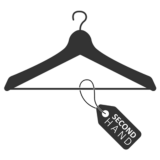 Flea Market Flat Icon Second Hand Sticker