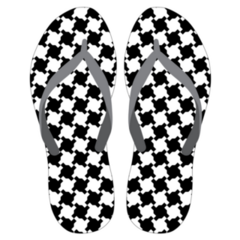 Flip Flops Black Checkered Sticker 