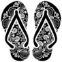 Flip Flops Mandala Art Sticker