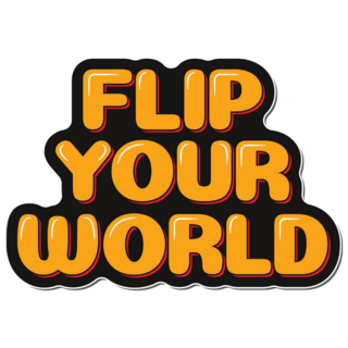 Flip Your World Gymnasts Sticker