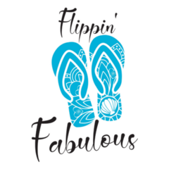 Flippin Fabulous Flip Flop Sticker