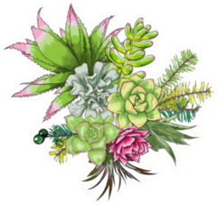 Floral Bouquet Sticker