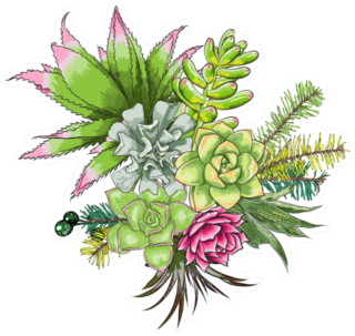 Floral Bouquet Sticker
