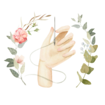 Floral Handmade Sticker