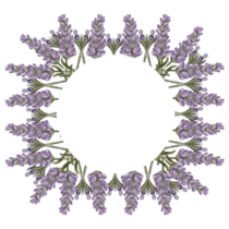 Floral Wreath Design Sticker