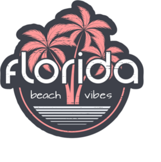 Florida Beach Vibes Sticker