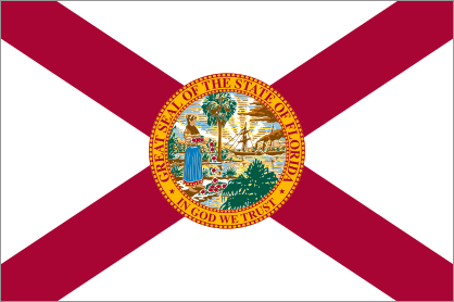 Florida Fl State Flag Sticker