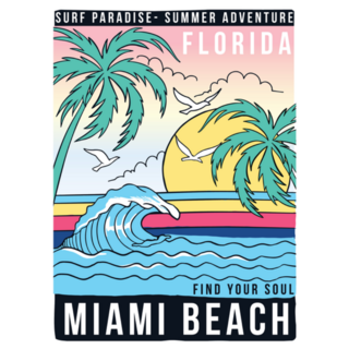 Florida Miami Beach Cool Sticker