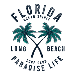 Florida Ocean Spirit Paradise Life Sticker