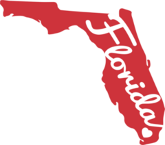 Florida State Heart Sticker