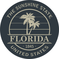 Florida The Sunshine State Sticker