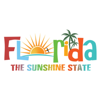 Florida Theme Name Sticker
