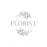 Florist Wedding Logo Design Sticker