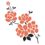 Flower Tattoo Elements Sticker