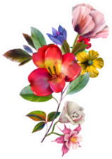 Flowers Are Full Of Romance Leaves And Flowers Sticker