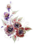 Flowers Rose One Stroke Painting Sticker