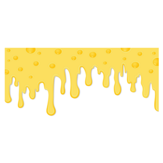 Flowing Melted Cheese Sticker
