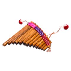 Flute - Folk Instrument From Peru Sticker