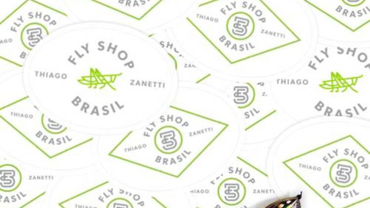 Fly Shop Brasil Custom Oval Stickers