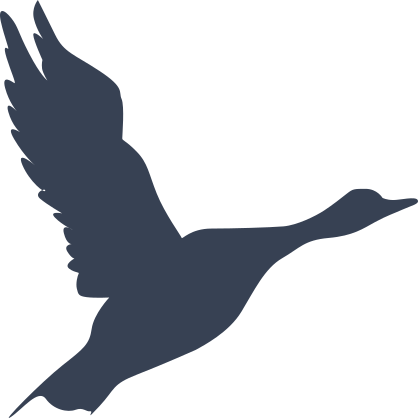 Flying Goose Bird Sticker