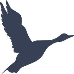 Flying Goose Bird Sticker