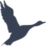 Flying Goose Bird Sticker