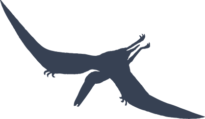 Flying Pterodactyl Dinosaur Sticker