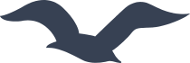 Flying Seagull Sticker