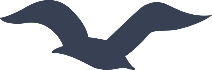 Flying Seagull Sticker