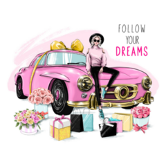 Follow Your Dreams Fashionable Car Sticker
