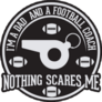 Football Dad Lettering Sticker