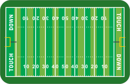 Football Field Sticker