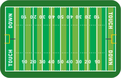 Football Field Sticker