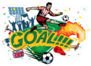 Football Goal Sticker