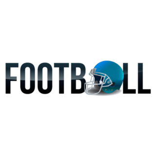 Football Helmet Lettering Sticker