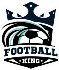 Football King Soccer Crown Sticker